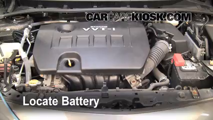 Battery Replacement: 2009-2013 Toyota Corolla - 2010 Toyota Corolla S 1 ...